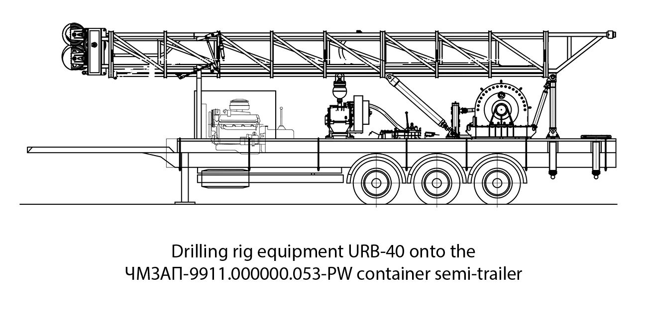 URB-40 rotary drilling rig
